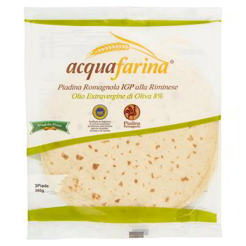 PIADINA ROMAGNOLA IGP CON OLIO EVO ACQUAFARINA GR. 360 - l'ecommerce  secondo Iper Tosano