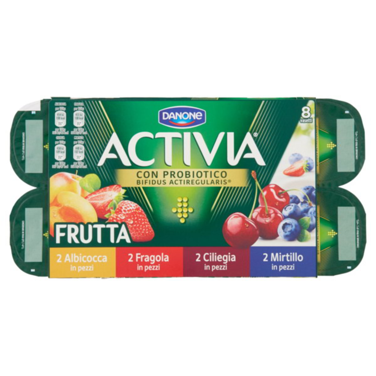 ACTIVIA YOGURT FRUTTA ASSORTITA DANONE GR. 125X8 secondo