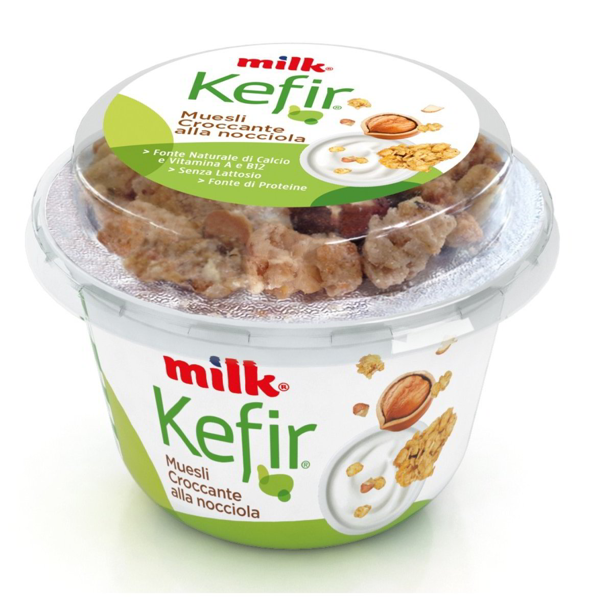 KEFIR MIX MUESLI CROCCANTE NOCCIOLA MILK GR.160 secondo