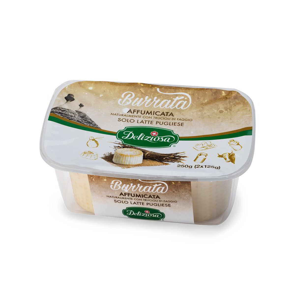 BURRATA AFFUMICATA DELIZIOSA GR. 125 X 2 PZ. secondo Iper
