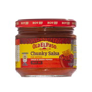 Old el paso Hot chnky salsa dip 312g (046000283289)