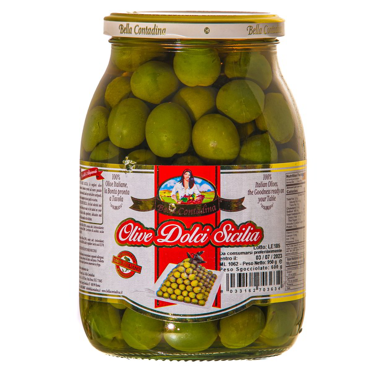 OLIVE VERDI NOCELLARA BELLA CONTADINA ML.1062 secondo