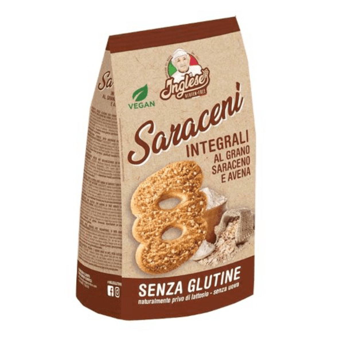 BISCOTTI CRUMIRI S/GL SARACENI INGLESE GR. 300 secondo