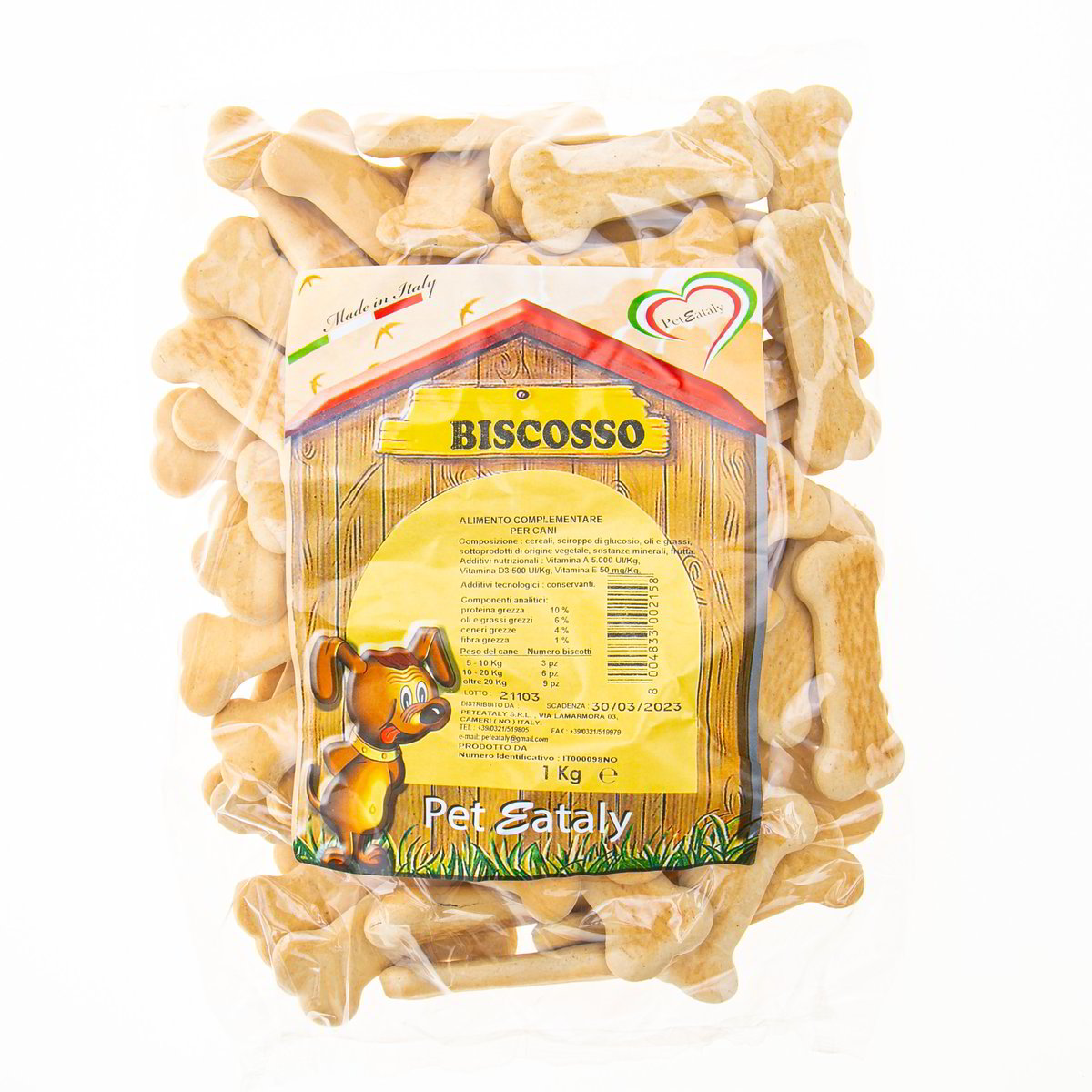 Enterprise Imitazione Biscotto Per Cani ET31 – Esca Artificiale Per Pesci (Carpa, Pesce Gatto)