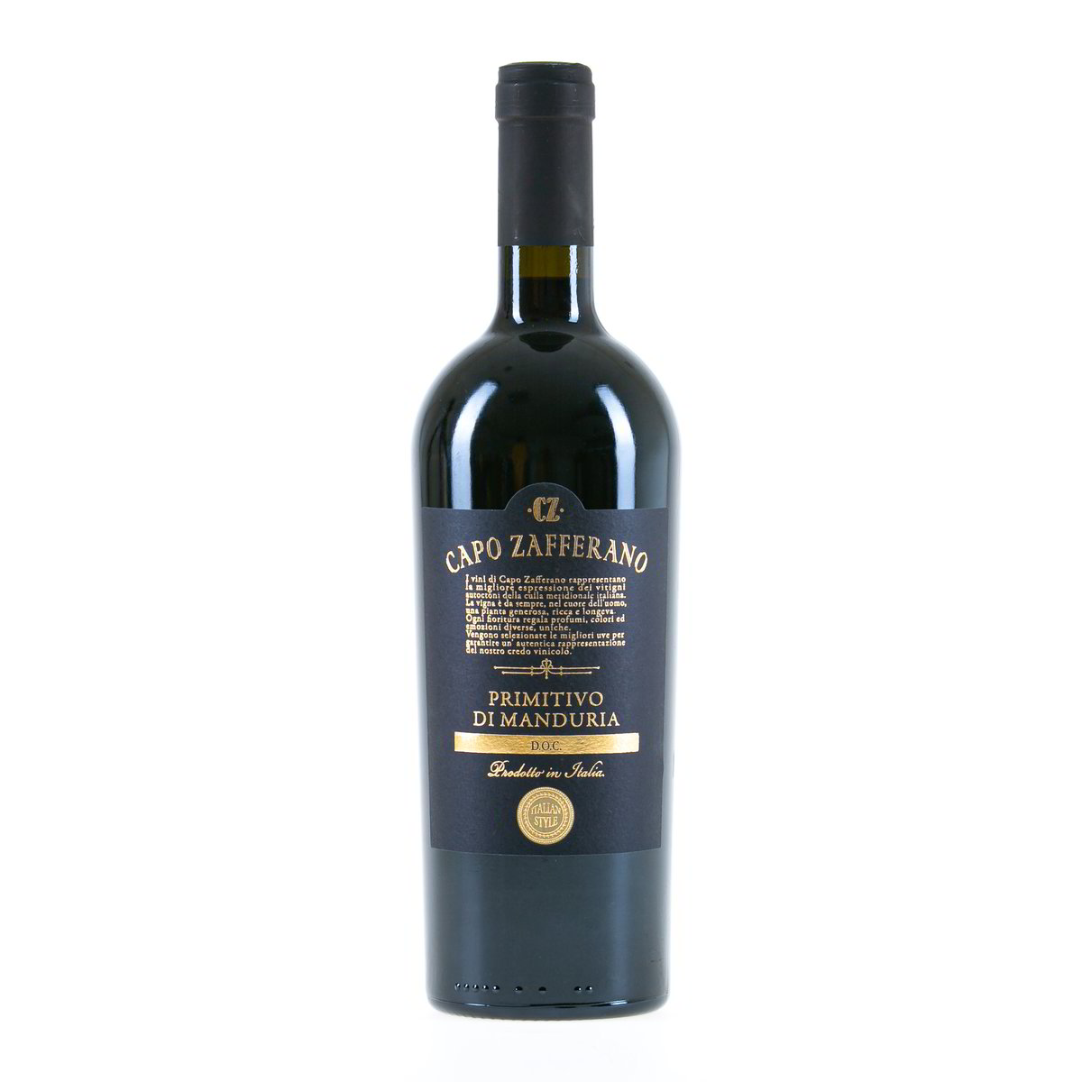VINO PRIMITIVO DOC CAPO ZAFFERANO ML. 750 secondo Iper Tosano