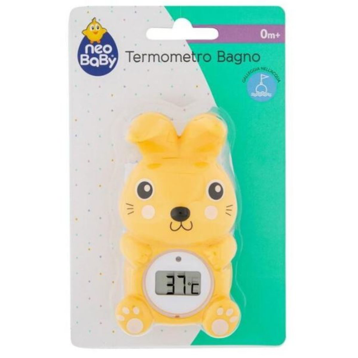 Termometro Da Bagno Galleggiante BABYONO Frozen | Bianco/Blu Con Disegni Elsa E Anna | Per Neonati E Bambini