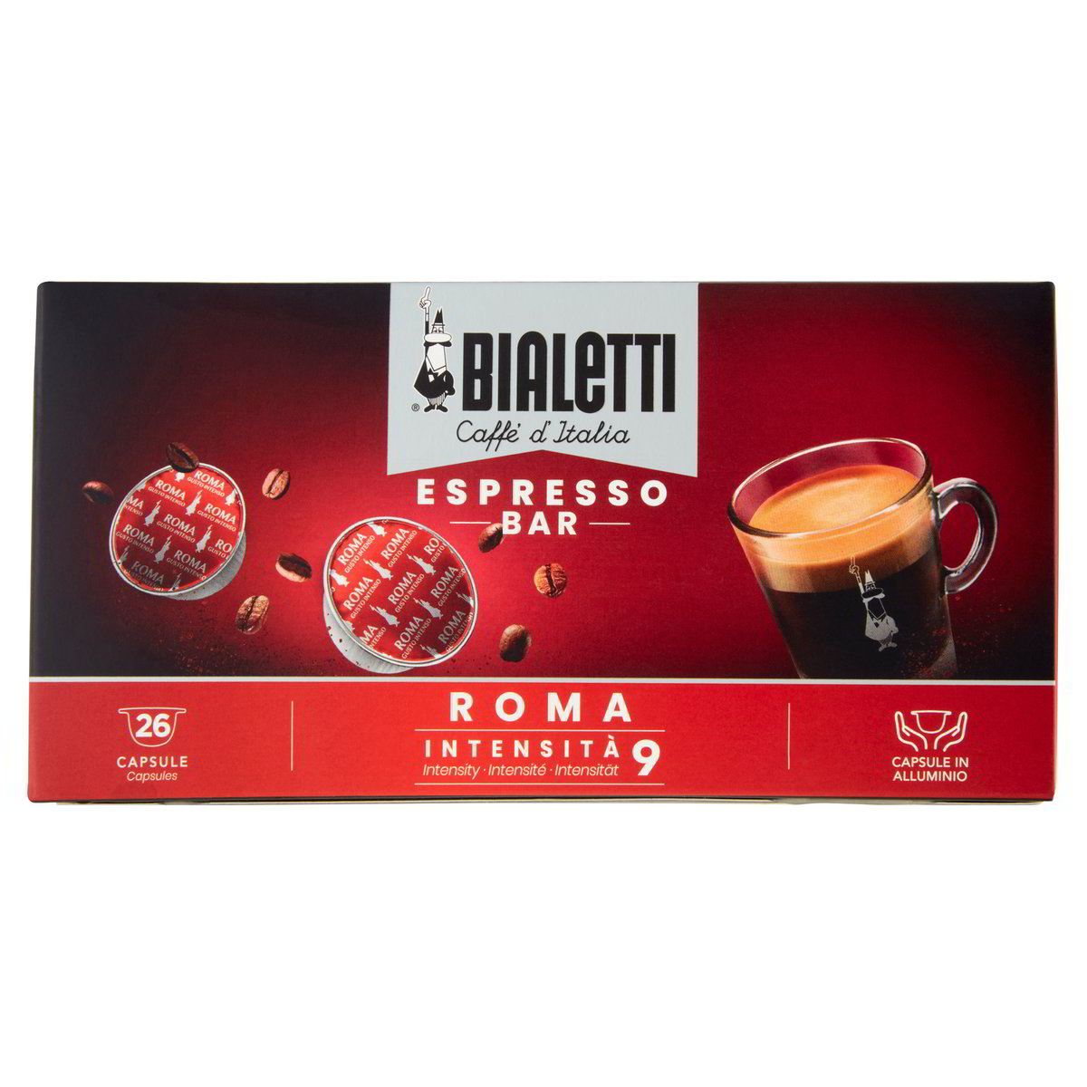 CAPSULE BIALETTI ESPRESSO ROMA X26 CAPSULE BIALETTI 26 CAPSULE l