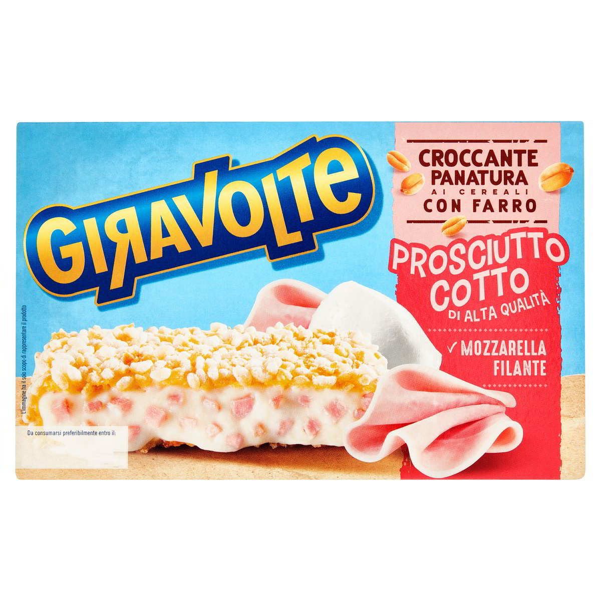 GIRAVOLTE PROSCIUTTO COTTO E MOZZARELLA GR. 85 X 2 PZ.