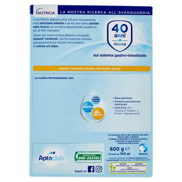 CONFORMIL INDICATO PER LA GESTIONE DI COLICHE E STIPSI MELLIN APTAMIL GR. 600 - l'ecommerce secondo Iper Tosano CONFORMIL INDICATO PER LA GESTIONE DI COLICHE E STIPSI MELLIN APTAMIL GR. 600 - l'ecommerce secondo Iper Tosano