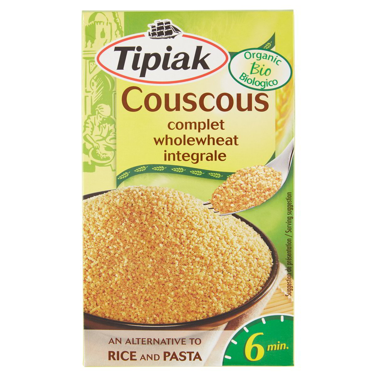 COUS COUS INTEGRALE BIO TIPIAK GR.400 secondo Iper Tosano