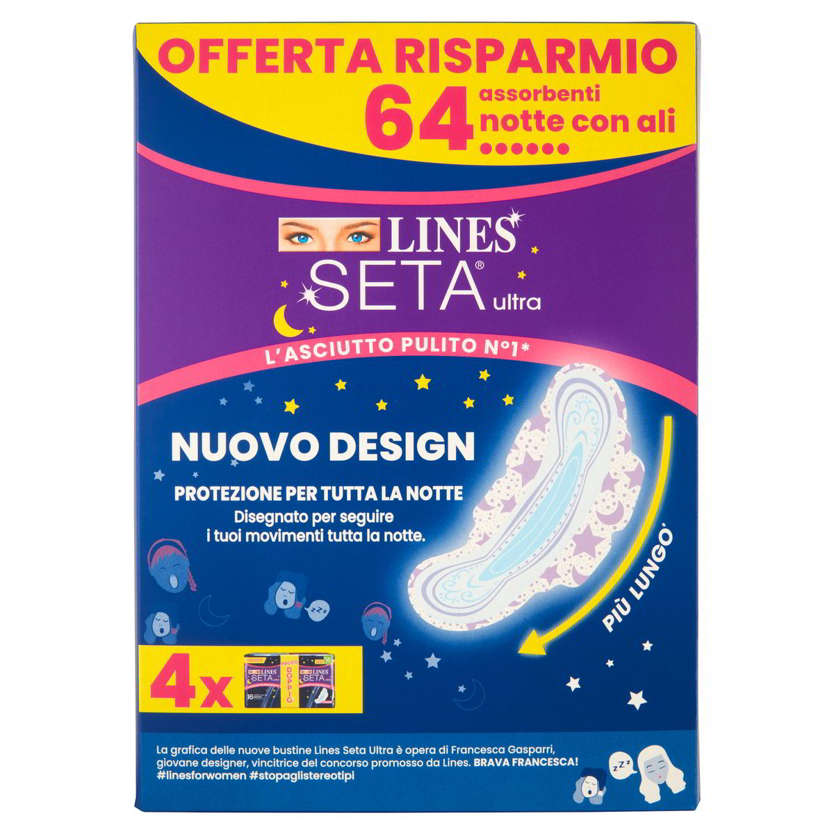ASSORBENTI LUNGHI CON ALI LINES SETA ULTRA LINES PZ. 64 - l'ecommerce ...