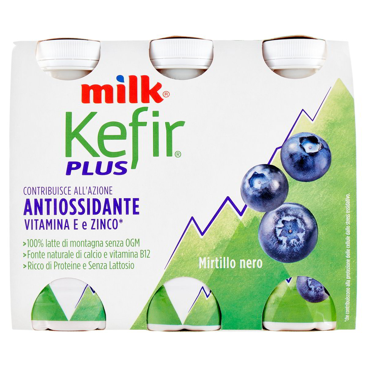 KEFIR DA BERE ANTIOSSIDANTE CON MIRTILLO NERO MILK GR. 100 X 6 PZ. l