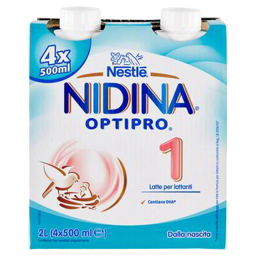 LATTE 1 NESTLE' NIDINA ML.500X4 - l'ecommerce secondo Iper Tosano