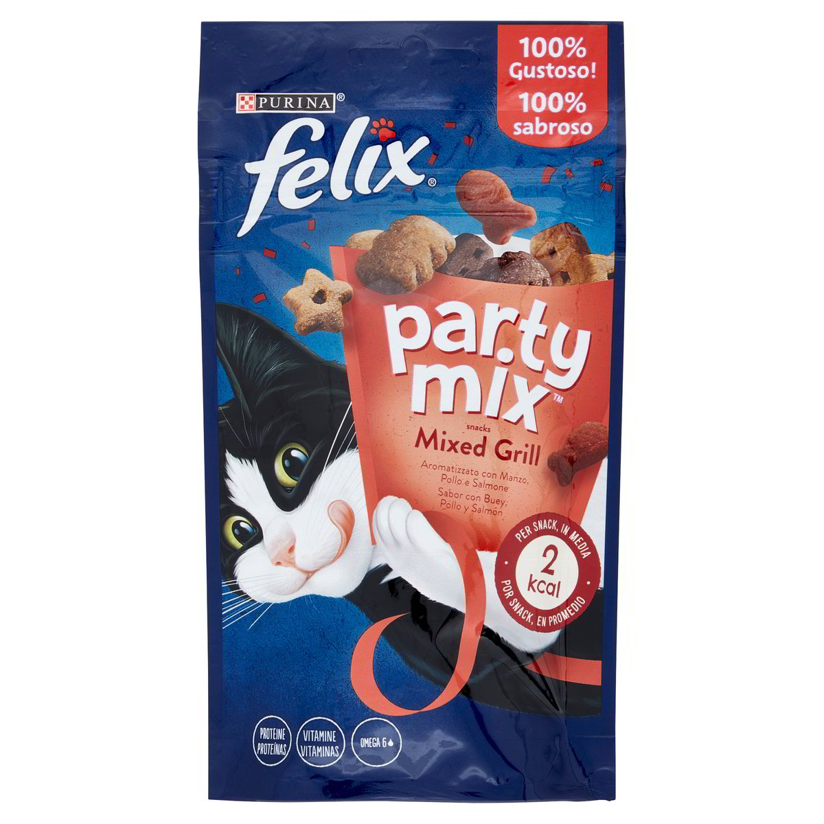 ALIMENTO PER GATTI PARTY MIX GRILL GUSTI M/P/S FELIX GR.60 l