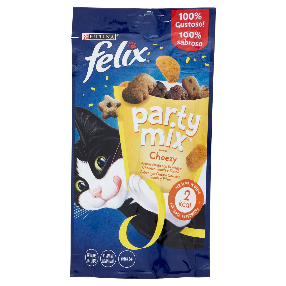 PARTY MIX SNACK GATTO MIX CHEESE FELIX GR.60 secondo Iper