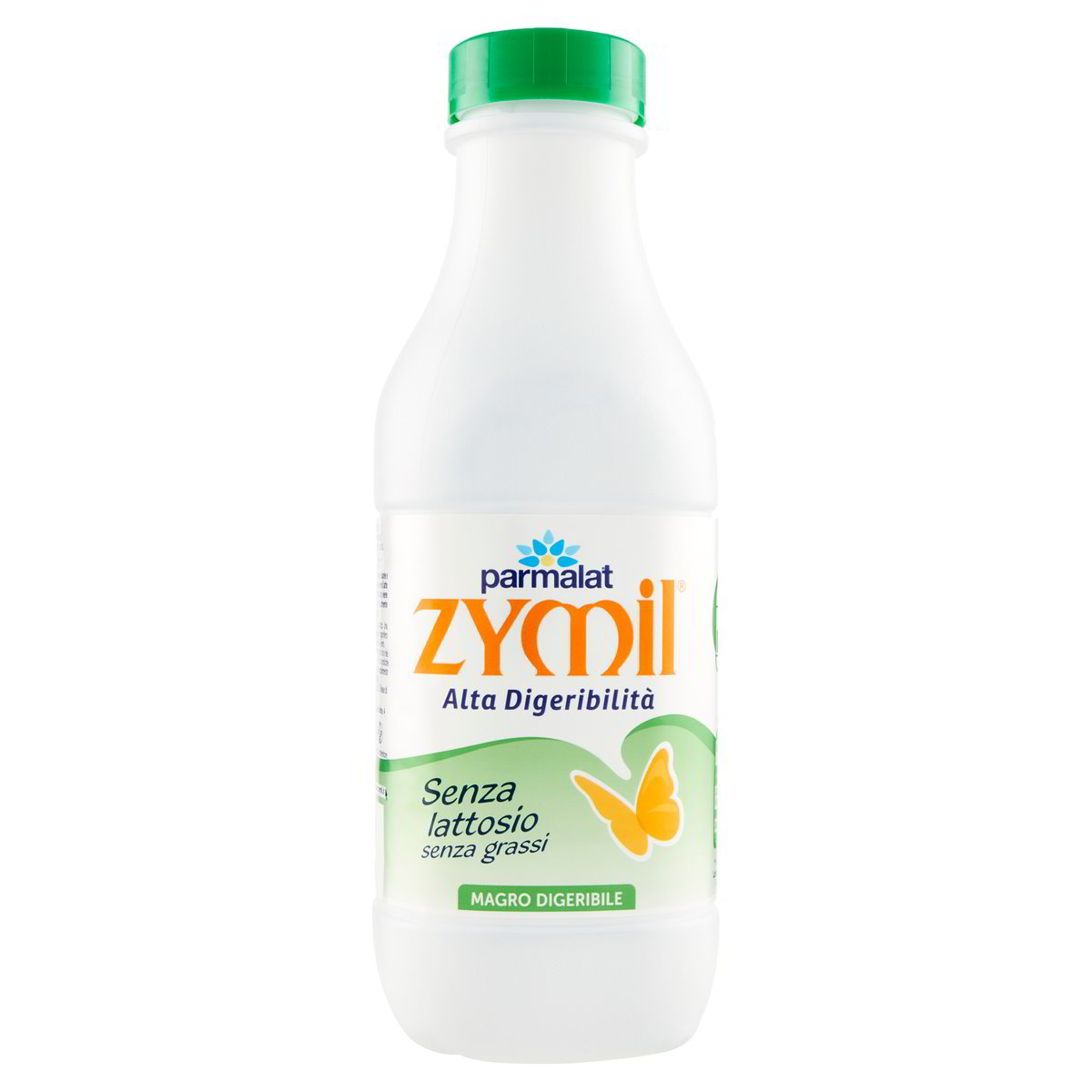 ZYMIL LATTE UHT SCREMATO 0,1 BOTTIGLIA PARMALAT LT. 1