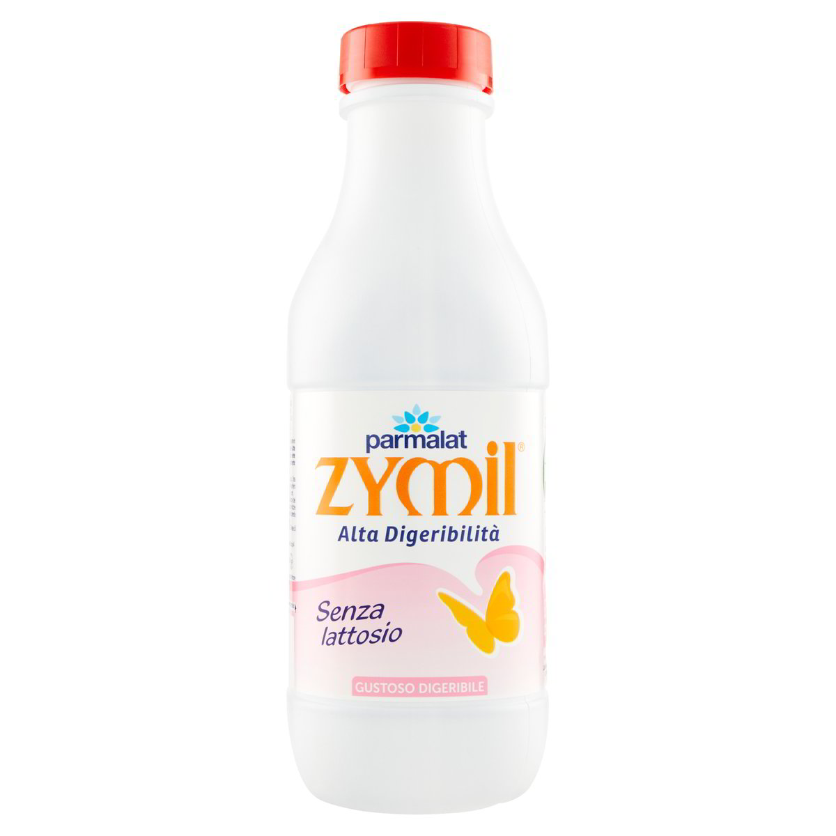 ZYMIL LATTE UHT INTERO BOTTIGLIA PARMALAT LT. 1 secondo